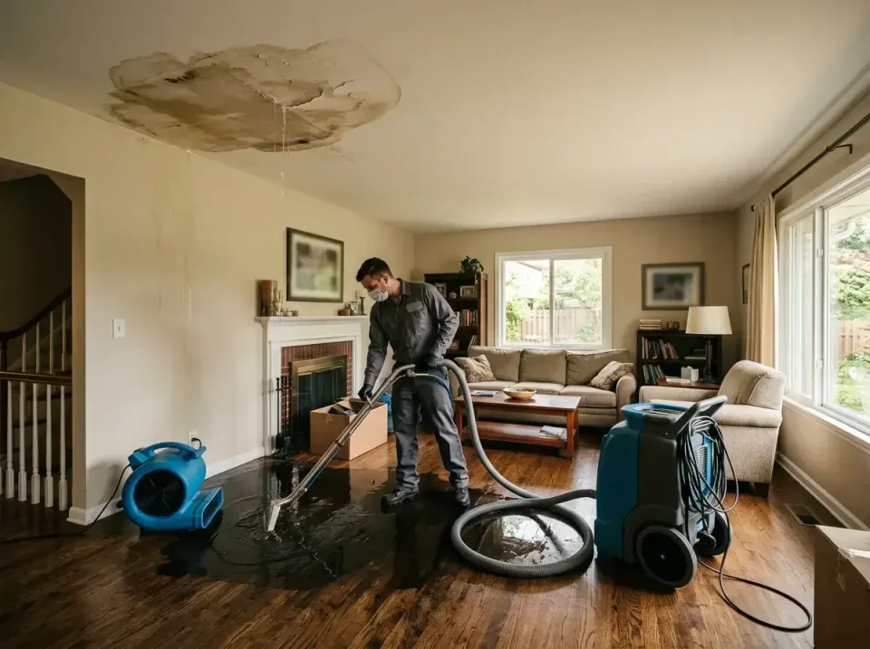 attic-pipe-burst-ceiling-drip-008 — frequently asked questions, Water Damage Restoration & Carpet Care in Sissonville, WV
